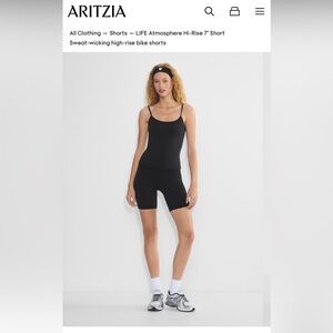 Aritzia LIFE Atmosphere High Rise 7” Biker Short